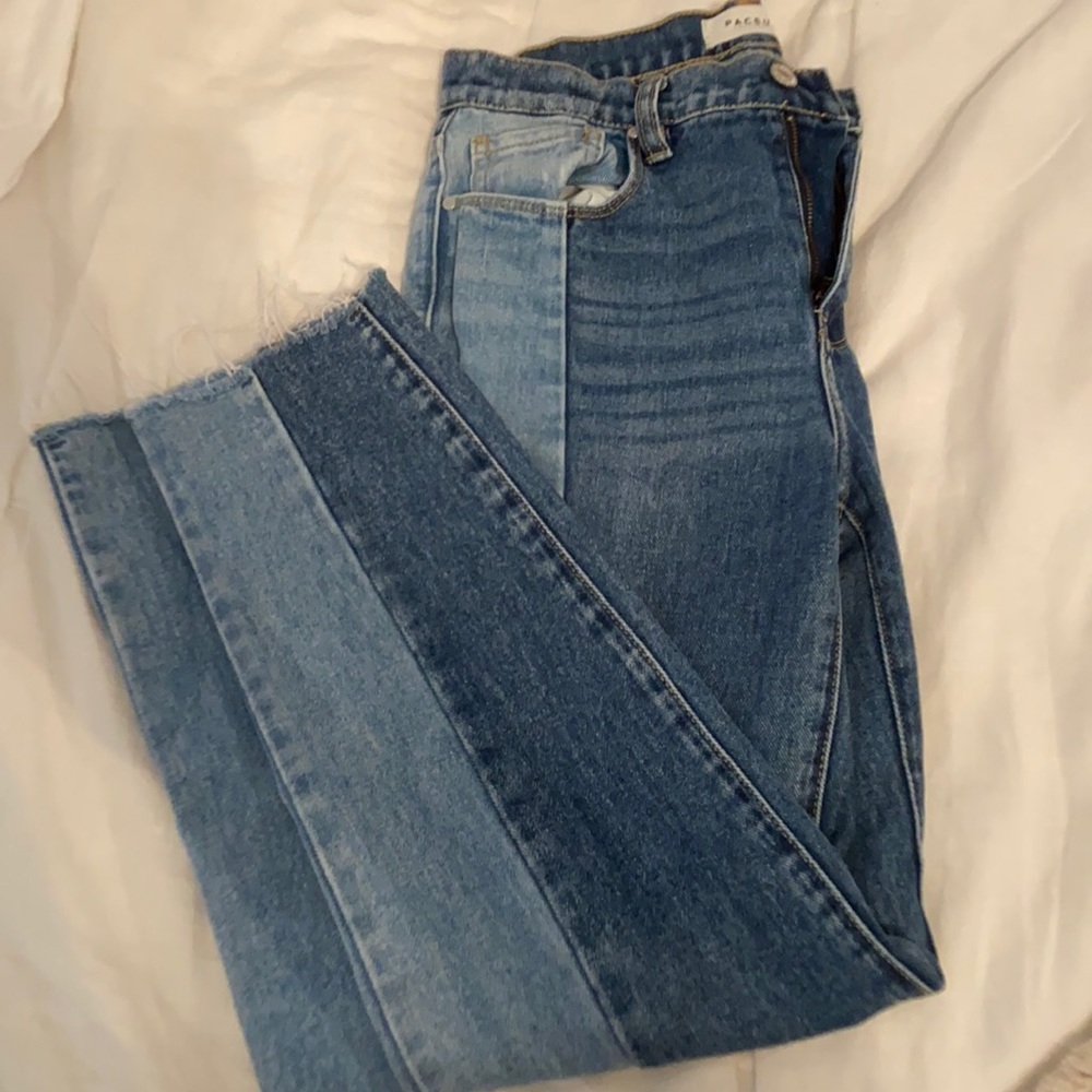 Two toned high waist pacsun jeans